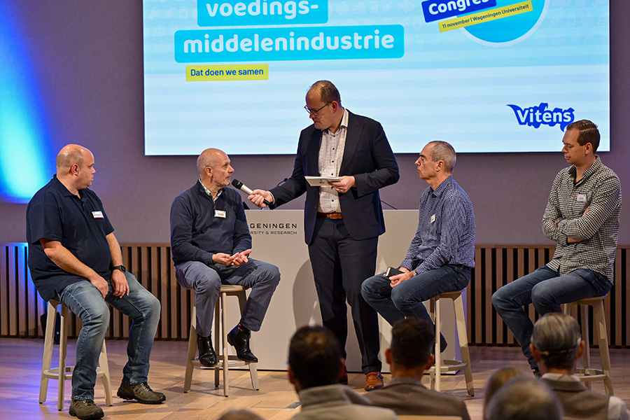 Vertegenwoordigers uit de voedingsmiddelenindustrie vertellen over successen uit de praktijk.