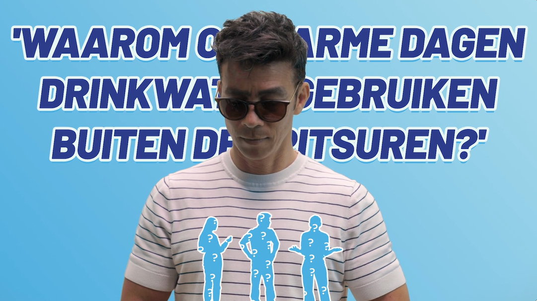 Vitens Verheldert: waarom op warme dagen drinkwater gebruiken buiten de spitsuren?