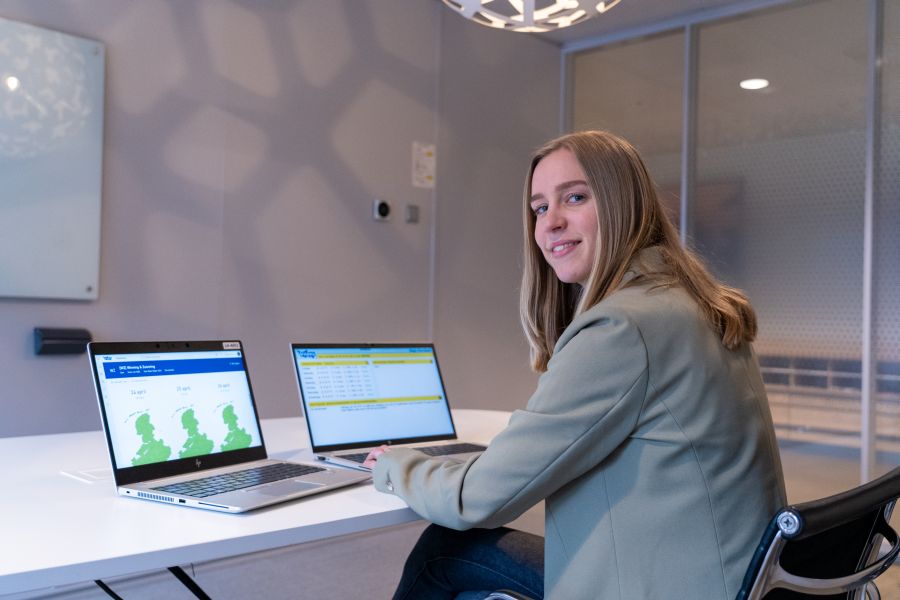 Maureen, procesanalist en voorzitter van het warmteteam bij Vitens