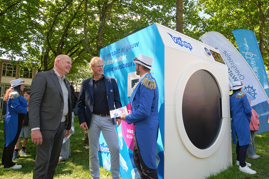 Wasmachine op Bevrijdingsfestival in Zwolle