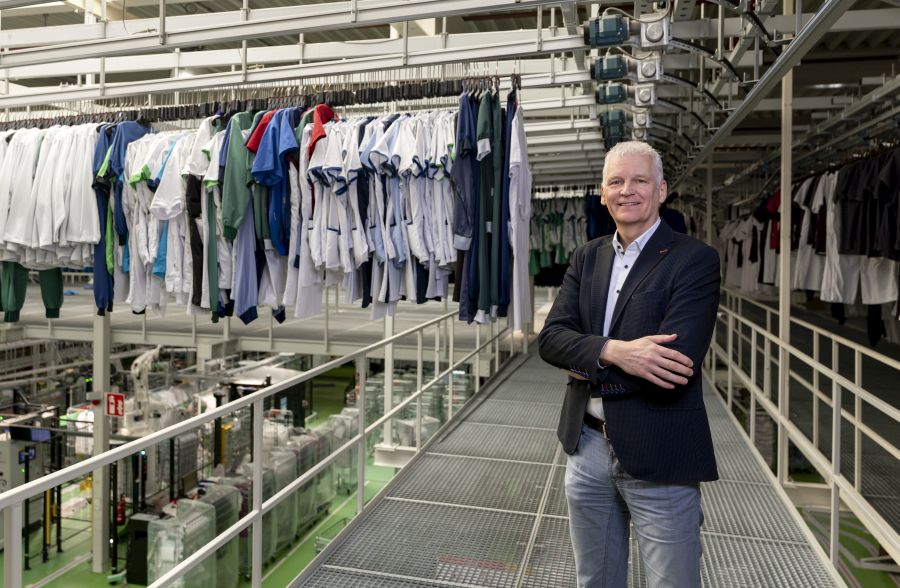 Siep Slagman, financieel directeur bij wasserij Rentex