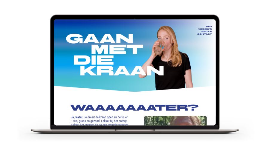 Campagnebeeld Gaan met die kraan
