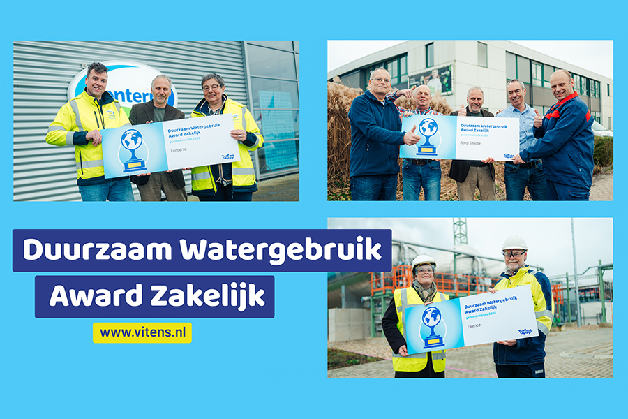 Drie genomineerde bedrijven van de Awards Duurzaam Watergebruik 2025