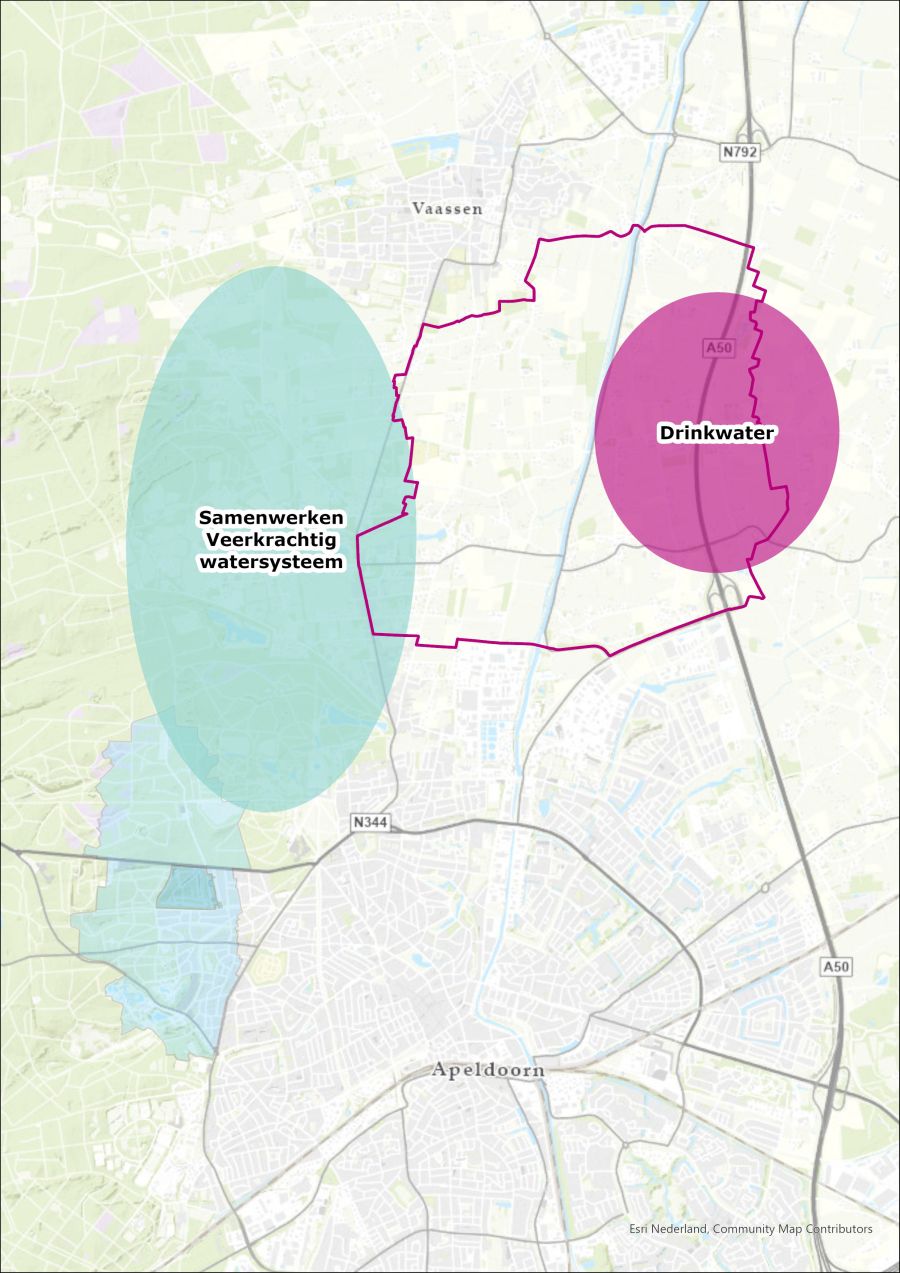 Overzichtskaart van Apeldoorn