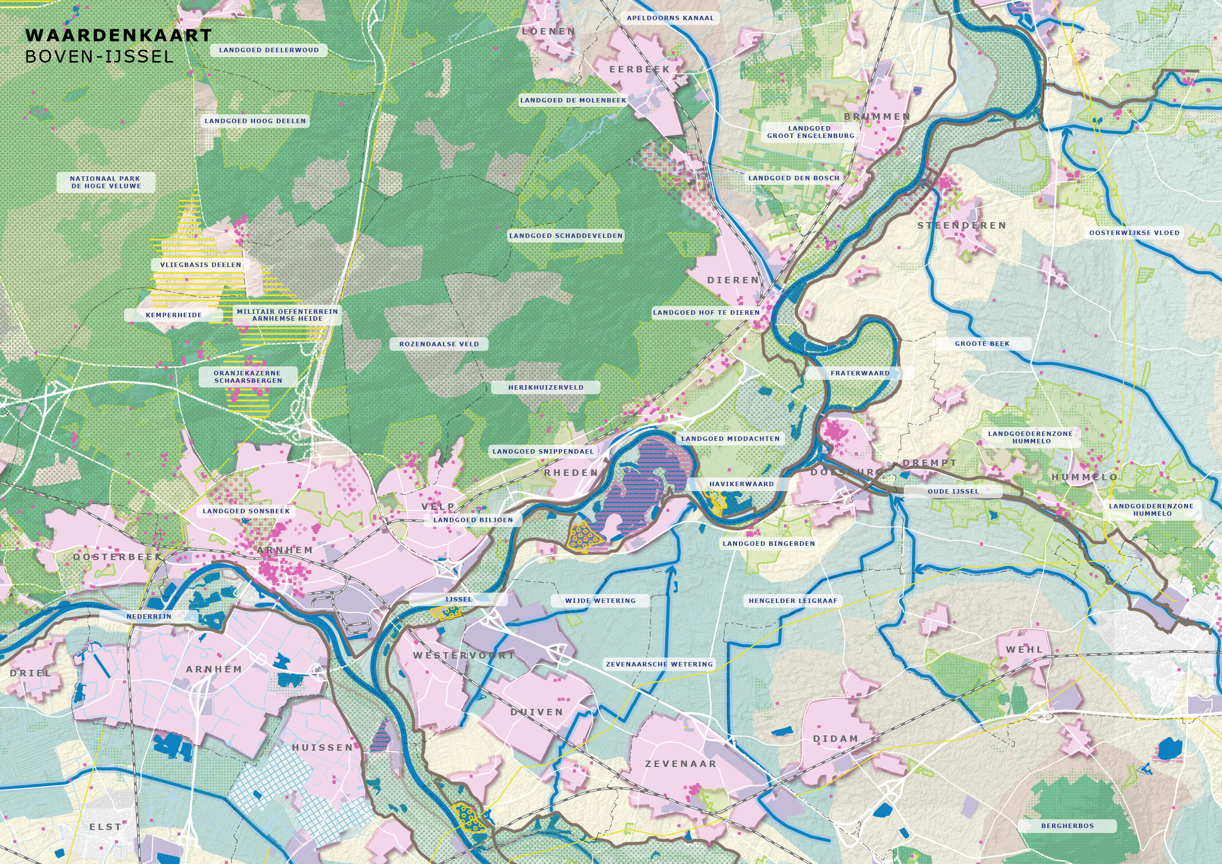Kaart van Boven-IJssel