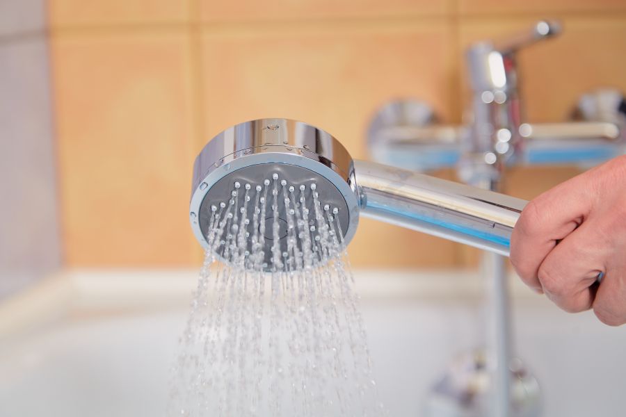 Waterbesparende douchekop