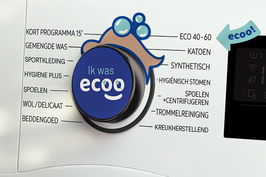 Eco-knop wasmachine